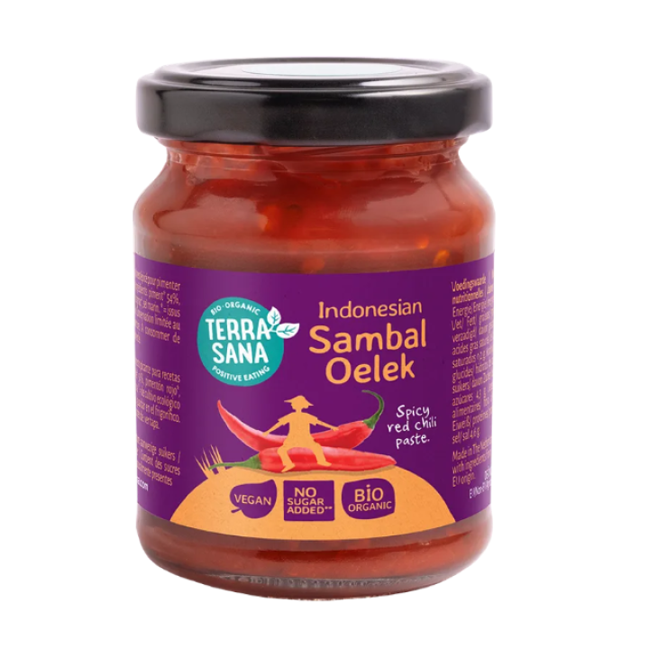 Mahe terav piprakaste Sambal Oelek, 125 g