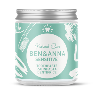 Looduslik hambapasta tundlikele hammastele kummeliõie ekstraktiga Ben&Anna Sensitive, 100 ml