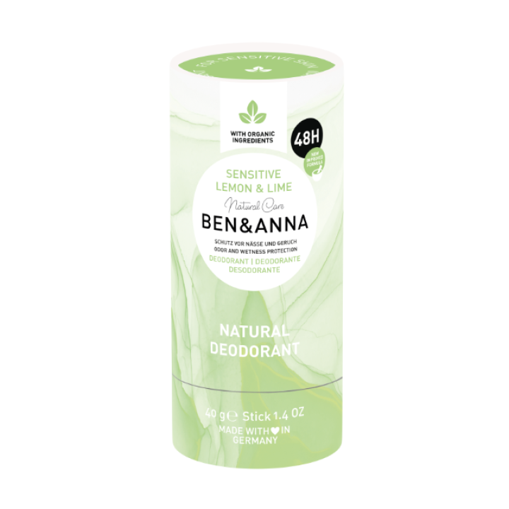 Pulkdeodorant tundlikule nahale Lemon&amp;Lime Ben&amp;Anna, 40 g