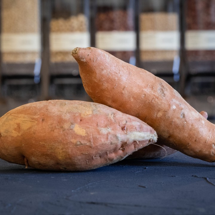 Organic sweet potatoes