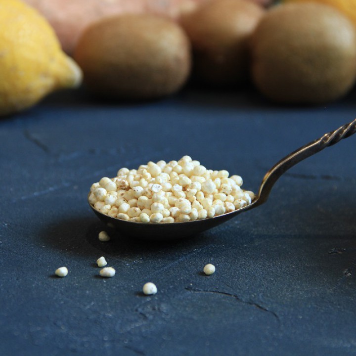Organic puffed millet groats