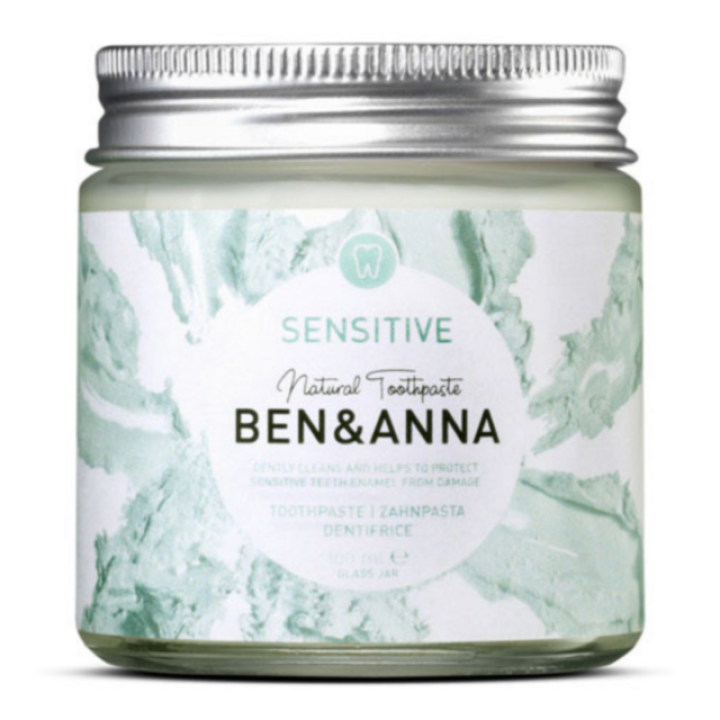 Natural toothpaste for sensitive teeth with chamomile flower extract, Sensitive BEN&amp;ANNA, 100 ml