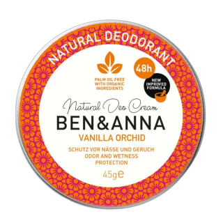 Looduslik kreem-deodorant Vanilli orhidee Ben&Anna, 45 g