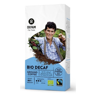 Jahvatatud kofeiinita mahe kohv Oxfam, 250 g
