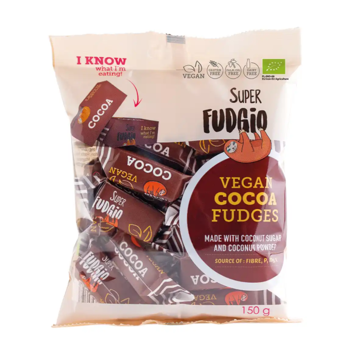 Kakaomaitseline taimne mahe maius Super Fudgio, 150 g