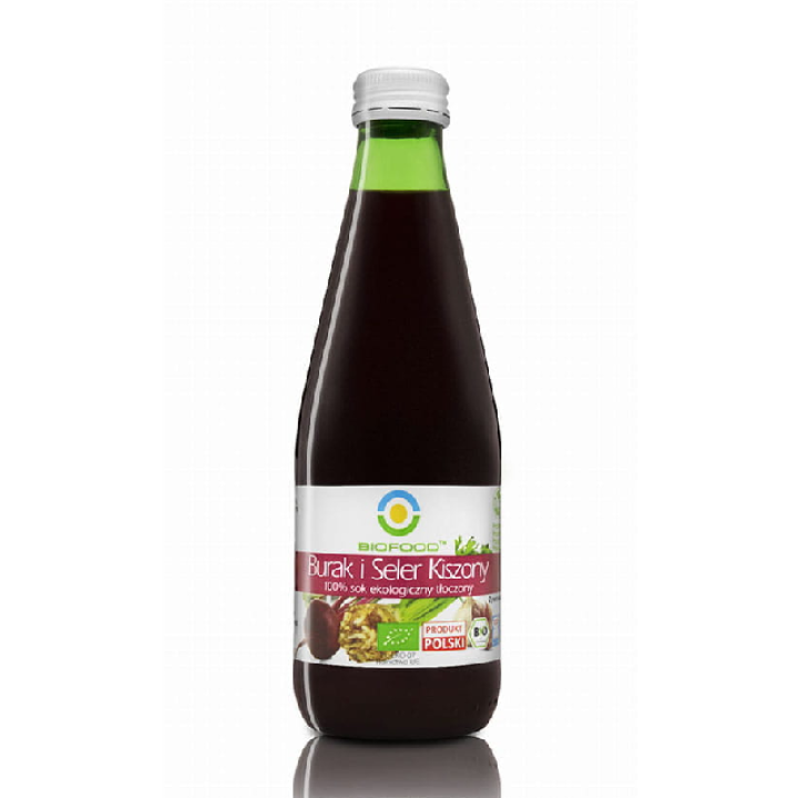 Organic beetroot and celery juice, gluten-free, 300 ml