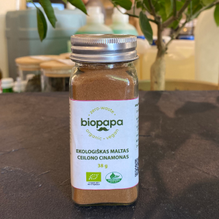 Organic ground Ceylon cinnamon 38 g, Biopapa
