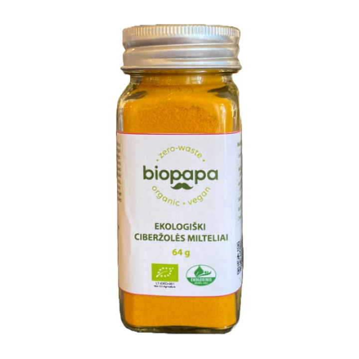 Mahe kurkumipulber Biopapa, 64 g