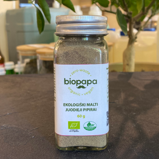 Mahe jahvatatud must pipar Biopapa, 60 g