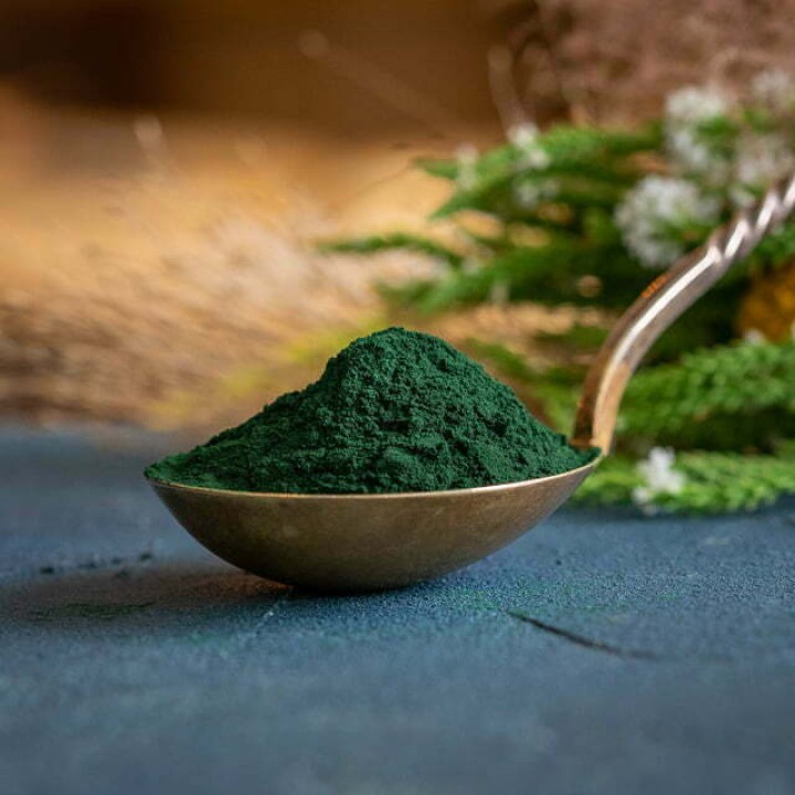 Rohelise mahe spirulina pulber