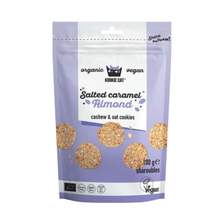 Vegan soolakaramelli mahe küpsised Kookie Cat, 100 g