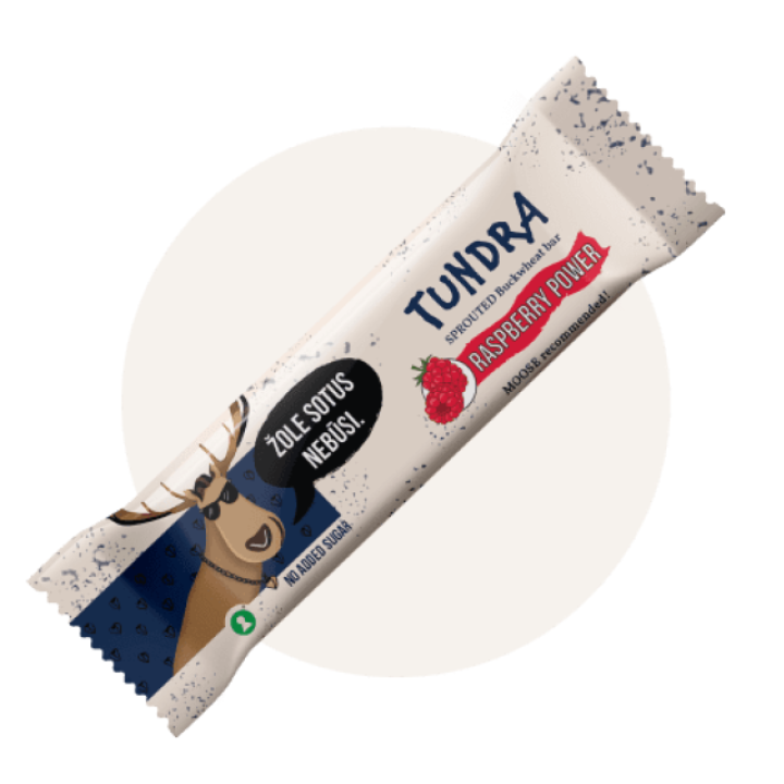 Idandatud tatra batoon vaarikatega Tundra, 40 g