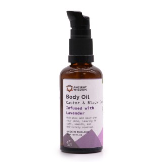 Organic body oil with lavender, 50 ml, ANCIENT WISDOM