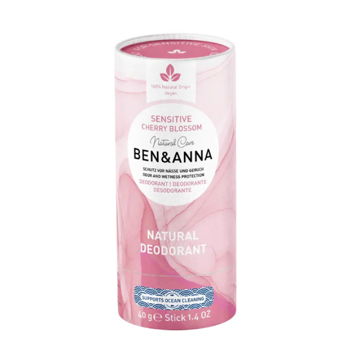 Pencil deodorant for sensitive skin Japanese Cherry Blossom, 40 g, BEN &amp; ANNA