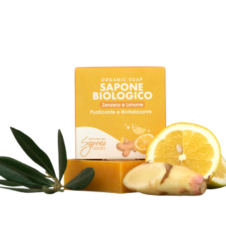 Organic soap Ginger and Lemon, 100 g, Officina dei Saponi