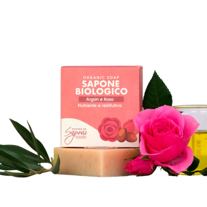 Mahe seep argaania ja roos Officina dei Saponi, 100 g