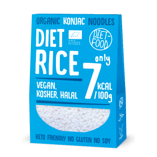 Organic konjac flour, gluten-free, 385 g, Diet Noodles
