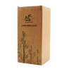 Stiilne bambuskaanega klaaspurk 9×15 cm, 800 ml
