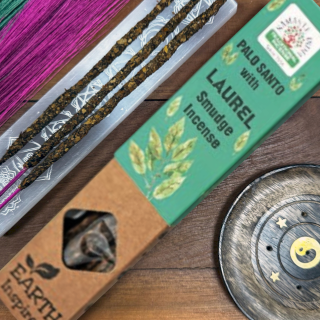 Palo Santo incense with bay leaves, Earth Inspired 30g