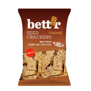 Täistera nisujahust mahe kreekerid seemnetega, 150 g
