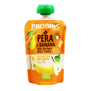 Mahe pirni- ja banaanipüree ilma lisatud suhkruta, 100 g
