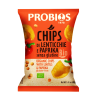 Organic lentil chips with paprika spice, 40 g, PROBIOS