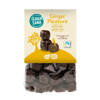 Mahe ingveritükid šokolaadis, 150 g