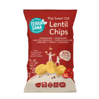 Mahe läätse- ja magusa tšilli krõpsud, 75 g