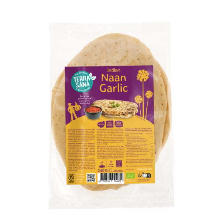 India mahe naanleib küüslauguga, 240 g