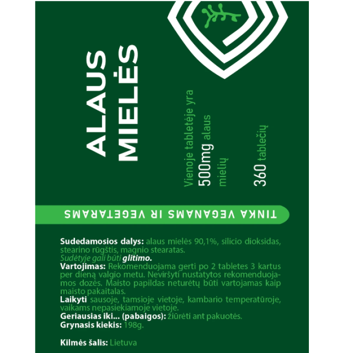 Dry yeast tablets (360 tabs)