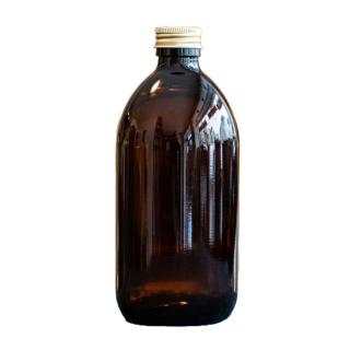 Pruun klaaspudel 500 ml