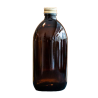 Pruun klaaspudel 500 ml