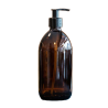Pruun dosaatoriga klaaspudel 500 ml