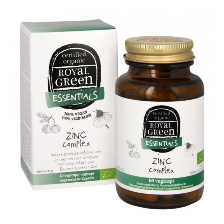 Organic Zinc Complex, ROYAL GREEN, 60 capsules