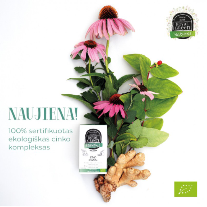 Органический цинковый комплекс, ROYAL GREEN, 60 капсул