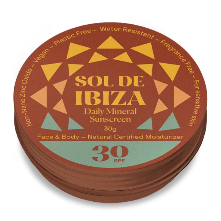 Apsauginis kremas veidui ir kūnui nuo saulės su SPF 30, 30 g