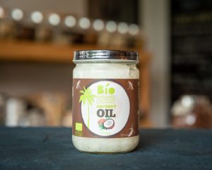 Cold-pressed unrefined organic coconut oil, 500ml