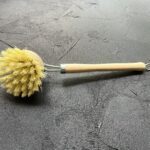 Wooden dishwasher brush