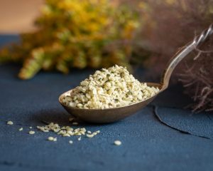 Shelled organic hemp seeds