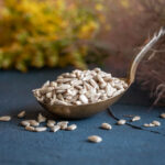 Mahedad kooritud päevalilleseemned