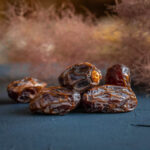 Fresh organic dates with pits in Medjool