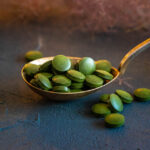 Mahedad klorella tabletid, 500 mg