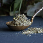 Органические листья шалфея