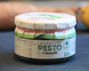 Organic basil pesto sauce, 200 g