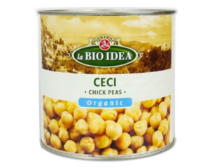 Konserveeritud mahe-kikerherned, 2,5 kg (1,5 kg)