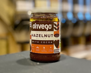 Organic hazelnut butter with cocoa "Orivego", 340g