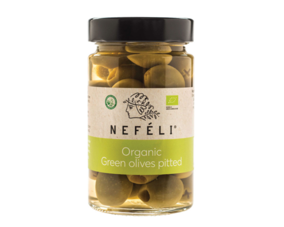 Kivideta rohelised maheoliivid Nefeli, 295 g (140 g)