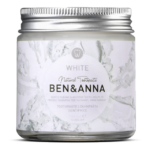 Натуральная отбеливающая зубная паста с маслом перечной мяты и экстрактом шалфея, "BEN&ANNA", с фтором, 100 мл