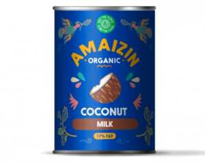 Organic coconut cream 17% Amaizin, 400 ml