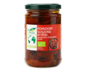 Dried organic tomatoes in oil, 280 g